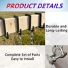 ZSHIGANMA AR500 2x4 Steel Target Hanger, Brackets, Holders with Cain
