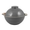 Sassafras Superstone Bread Dome with Grey Exterior Glaze and Glazed
