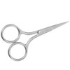 Tijeras de Acero Inoxidable para Cejas y Nariz Hoja Recta
