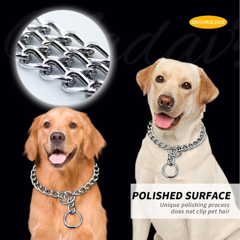 DAFUMOLOUS Collars Martingale Collar Adjustable Collar (18 inch，3.0mm)