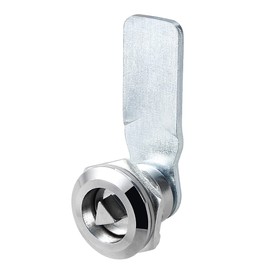 sourcing map Cam Lock with Triangle Socket Key, 3/4" Cylinder Length, Fits on 3/8" Max Panel Thickness, Zinc Alloy Chrome Plated, Keyed Alike