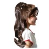 LeeWin Single Color Ponytail Extension Long Wavy Curly Wrap Around