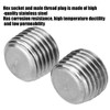 Blanking Plug, Male Thread Pipe Plug, Pack of 2 1/4
