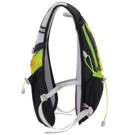 Hydration Backpack with Hydration Bladder, Running Hydration Backpack, Ultralight, Running Backpack with Hydration Bladder 2 Litres, BPA-Free, Backpack with Hydration Bladder and Reflectors (with 2L