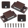 SOVNSG 2 PCS Magnetic Door Catch,Single Magnetic Catch Brown Shutter