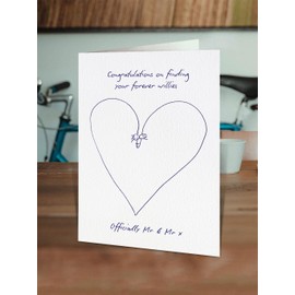 Brainbox Candy - Funny Wedding Card - 'Mr & Mr Forever Willies' - Hilarious Cards For Couple - Cheeky Humour Gay Wedding Cards - For Men Friends Mates