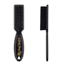 ROMONIX Cepillo de limpieza de cuchillas de peluquería para cortauñas (Negro)