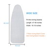 Extra-Wide Ironing Board Cover and Pad Replacement with Scorch and