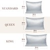 LULUSILK Queen Silk Pillow Cases 2 Pack with Hidden Zipper,