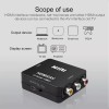 NOMARCA Adaptador Hdmi A Rca Av 1080p Convertidor De Audio
