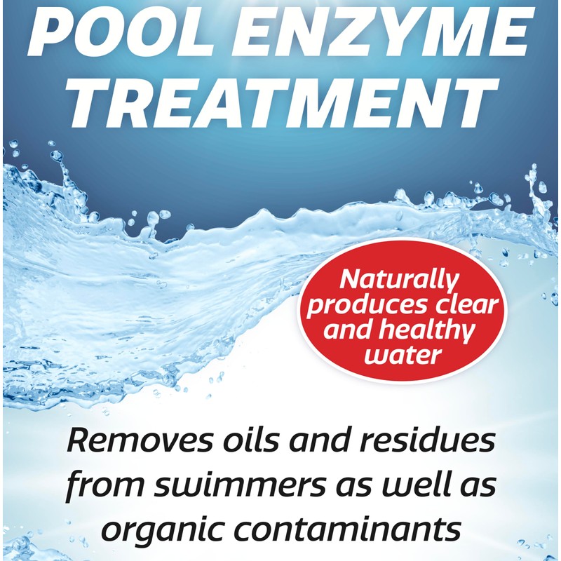 SpaChoice 1-Quart Premium Pool Enzyme Treatment, Pool Clarifier, Made in