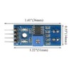 WMYCONGCONG 10個セット TCRT5000赤外線反射センサーモジュール IR用バリアライントラック光電スイッチ ジャンパー線付き 、Arduinoスマートカーロボット用