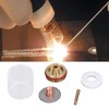 5Pcs/Set TIG Welding Torch Cup Brass Glass Cups Collet Nozzle