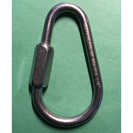 US STAINLESS Stainless Steel 316 Pear Shape Quick Link 1/4" (6mm) Marine Grade