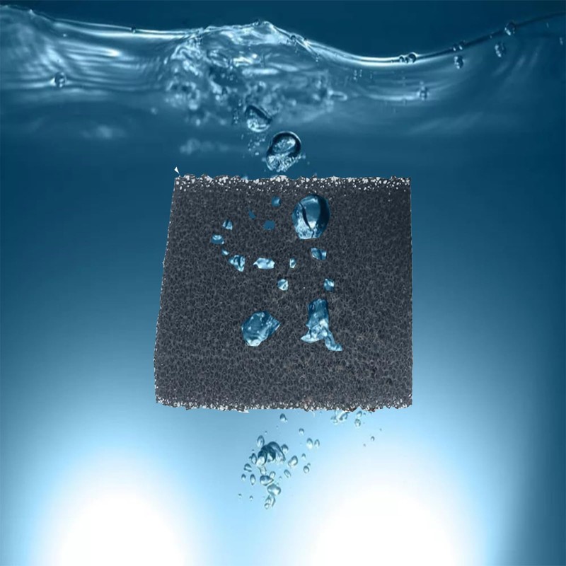 GERUI 4 x Aquarium BioCarb M (Compact) Activated Carbon Sponge