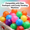Vending Machine Capsules - 3" ORANGE Empty Plastic Capsules -