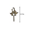 FantasHome Wall Mounted Cast Iron Home Decor Single Hook with