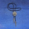 JPJZY BRBAM Retro 3D Animal Pendant Bolo Tie Western Cowboy