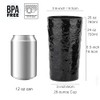 KX-WARE 26-ounce Acrylic Water Glasses Plastic Tumbler Larger Drinking Glasses,