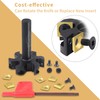 CNC Spoilboard Surfacing Router Bit, 1/2" Shank 2" Cutting Diameter,