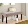 Fuloon Waterproof Dining Bench Cover, Removable Bench Slipcover Washable Bench