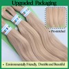 Light Rose Blonde Braiding Hair Pre stretched Hypoallergenic Synthetic ez