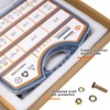 Metric Bolt Assortment, 966PCS High-Strength Grade 8.8 M4 M5 M6