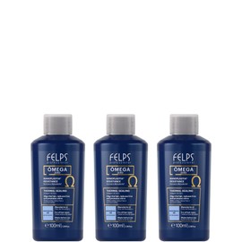 Kit 3 Mini Felps Professional Omega Zero Nanoplastia Hair Straightening Treatment, Formaldehyde-Free, with Macadamia Oil, Mini 3x3.38 fl.oz