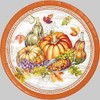 Thanksgiving Cornucopia Dessert Plates, 8 ct