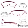 UKNOW Safety Goggles Over Glasses, Anti Fog Safety Glasses with