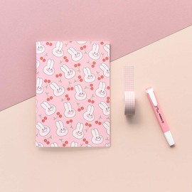 Monolike A5 Fantastic Notebook 6 Set - A5 Fantastic Notebook 6 SET Rabbit Notebook, Planet Notebook, Shell Notebook, Tennis Notebook, Love Gun Notebook, Cassette Tape Notebook