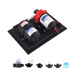 maXpeedingrods Water Pump System, 12V 45 PSI 3 GPM Water Pump Diaphragm Pump for Travel Trailer Camper Boat Kitchen