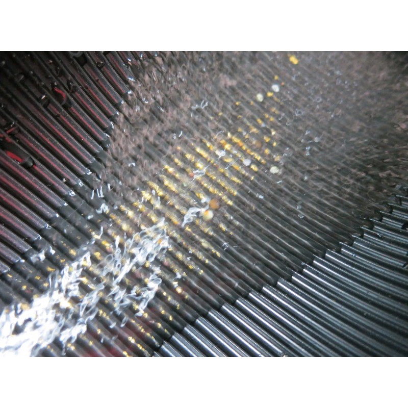 Fine Gold Recovery Mini Sluice Box V Mat With Leg