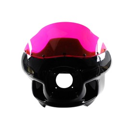 POWERAJAMES PMMA Windshield Windscreen for Harley FXRT Out Fairing (PMMA Pink)