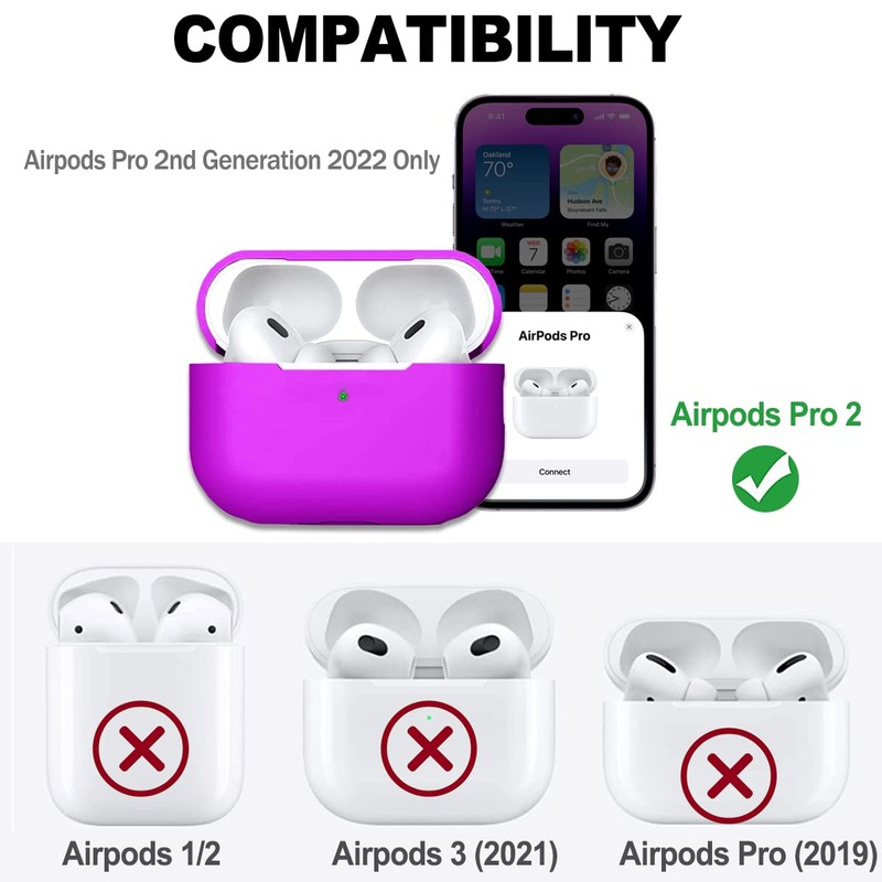 Funda para AirPods Pro 2, AirPods Pro 2ª generación [2022]