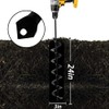 SORANGEUN Auger Drill Bit for Planting - 3 x 24