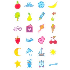 Eduplay 110272 Identification Labels Objects Sticker'', Multi Colour