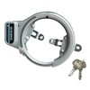 Bicycle Key Ring Lock Gray 43652
