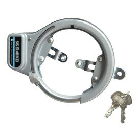 Bicycle Key Ring Lock Gray 43652