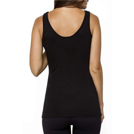 Organic Cotton Yoga Tank Tops. Yoga Shirts for Women. Black Soul Searcher Medium.