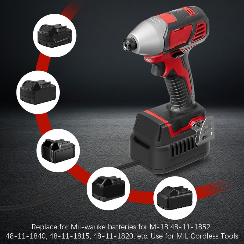500W AC to DC Converter for Milwaukee M-18 18V Cordless