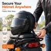 Elastic Motorcycle Helmet Strap for Rear Seat – Adjustable Nylon