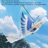 SUNGOOYUE Self-flying bird toy, electronic flying blue bird toy, LED