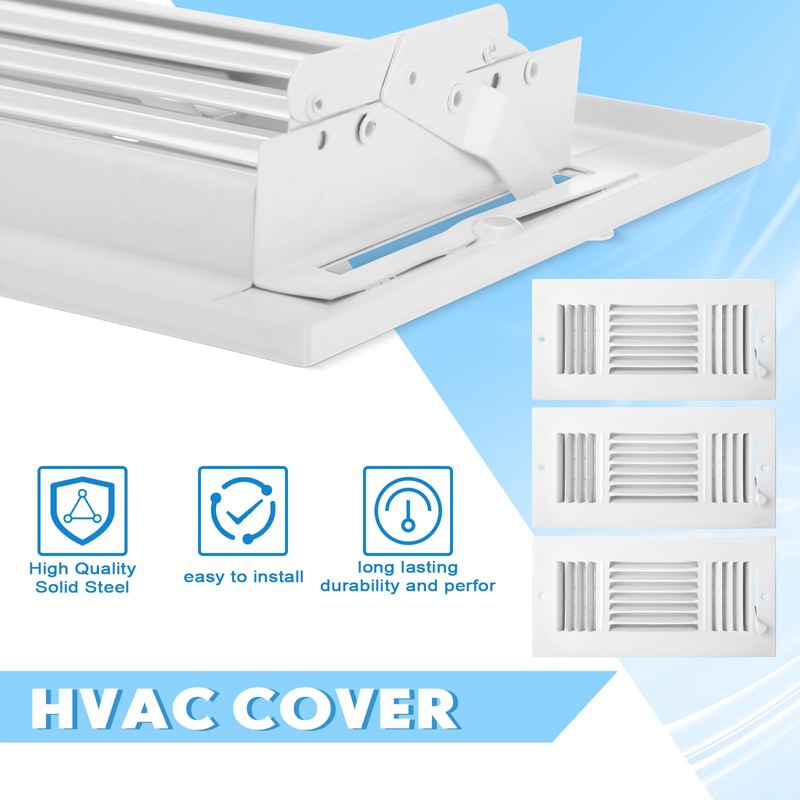 Wesiti 4 Pcs 10 x 4 Inch Ceiling Vent Covers