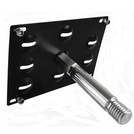 License Plate Holder Front Bumper Tow Hook License Plate Mount Bracket Holder Bolt Kit Fits Mercedes C-Class E-Class S-Class Glk-Class Ml-Class Gla-Class Glc-Class Glem-Class M-Class