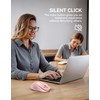 TECKNET Classic Wireless Mouse, Tri-Mode Bluetooth 5.0/3.0 & 2.4G Laptop