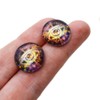 Intertwining Purple Mystical Fantasy Eyes 6mm to 60mm Technology Fantastic