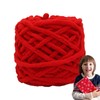 Needle Knitting Woven Slipper Yarn - Single Thick Terylene Ice