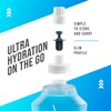 Hastarah - Botella de agua flexible de silicona, 8.5 onzas