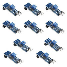 BGTXINGI 10PCS TCRT5000 Infrared Reflective IR Photoelectric Sensor Switch Module 3.3-5V Obstacle Avoidance Barrier Line Track Sensor Module